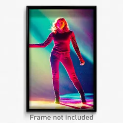 Pixel Art Poster - Velvety Vicarge (8 Bit Psychedelic Trippy Video Game Print)