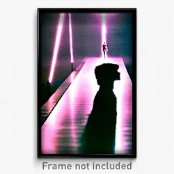 Pixel Art Poster - Neat Catwalk (8 Bit Psychedelic Trippy Video Game Print)