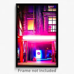 Pixel Art Poster - Plush London (8 Bit Psychedelic Trippy Video Game Print)