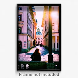 Pixel Art Poster - Adorable Vienna (8 Bit Psychedelic Trippy Video Game Print)