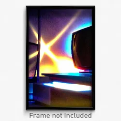 Pixel Art Poster - Gracious Television (8 Bit Psychedelic Video Game Print)
