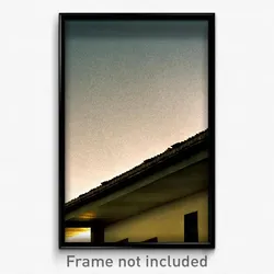 Pixel Art Poster - Drab Roof (8 Bit Psychedelic Trippy Weird Video Game Print)