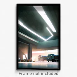 Pixel Art Poster - Modern Dump (8 Bit Psychedelic Trippy Weird Video Game Print)
