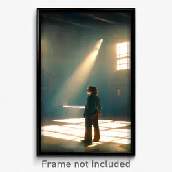 Pixel Art Poster - Hard To Find Remains (8 Bit Psychedelic Video Game Print)