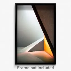 Pixel Art Poster - Triangular Ledge (8 Bit Psychedelic Trippy Video Game Print)