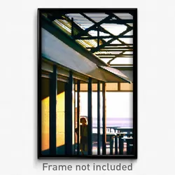 Pixel Art Poster - Sunny Shelter (8 Bit Psychedelic Trippy Video Game Print)