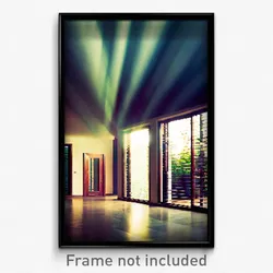 Pixel Art Poster - Meager Villa (8 Bit Psychedelic Trippy Video Game Print)