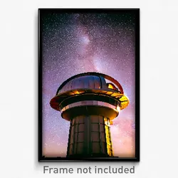 Pixel Art Poster - Outlandish Observatory (8 Bit Psychedelic Video Game Print)