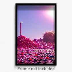 Pixel Art Poster - Rubbery Heap (8 Bit Psychedelic Trippy Video Game Print)