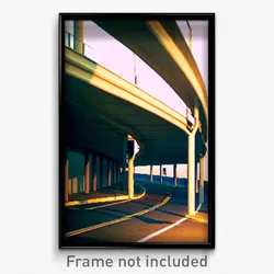 Pixel Art Poster - Droopy Lane (8 Bit Psychedelic Trippy Weird Video Game Print)