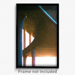Pixel Art Poster - Vivacious Overhang (8 Bit Psychedelic Video Game Print)