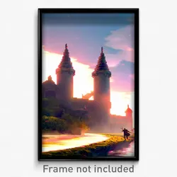 Pixel Art Poster - Rich Keep (8 Bit Psychedelic Trippy Weird Video Game Print)