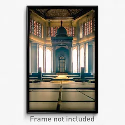 Pixel Art Poster - Well Made Mausoleum (8 Bit Psychedelic Video Game Print)