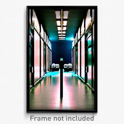 Pixel Art Poster - Imaginary Aisle (8 Bit Psychedelic Trippy Video Game Print)