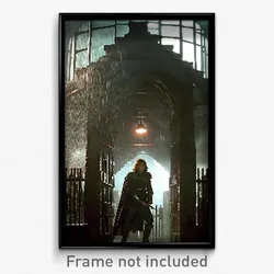 Pixel Art Poster - Damp Portcullis (8 Bit Psychedelic Trippy Video Game Print)