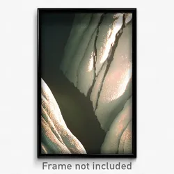 Pixel Art Poster - Slimy Crack (8 Bit Psychedelic Trippy Weird Video Game Print)