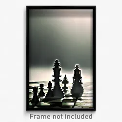 Pixel Art Poster - Murky Chess Piece (8 Bit Psychedelic Trippy Video Game Print)