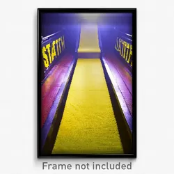 Pixel Art Poster - Yellow Staith (8 Bit Psychedelic Trippy Video Game Print)
