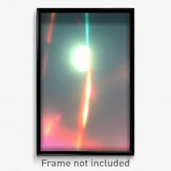 Pixel Art Poster - Digital View (8 Bit Psychedelic Trippy Video Game Print)