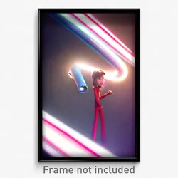 Pixel Art Poster - Imaginary Tube (8 Bit Psychedelic Trippy Video Game Print)