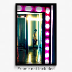 Pixel Art Poster - Slim Mirror (8 Bit Psychedelic Trippy Weird Video Game Print)