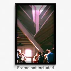Pixel Art Poster - Crowded Attic (8 Bit Psychedelic Trippy Video Game Print)