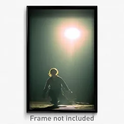Pixel Art Poster - Dim Mine (8 Bit Psychedelic Trippy Weird Video Game Print)