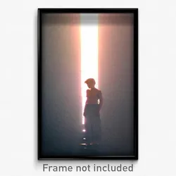 Pixel Art Poster - Lost Chest (8 Bit Psychedelic Trippy Weird Video Game Print)