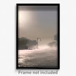 Pixel Art Poster - Smoggy Clearing (8 Bit Psychedelic Trippy Video Game Print)