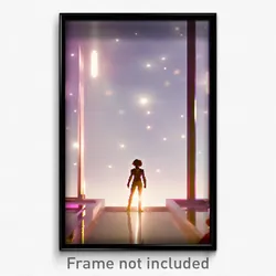 Pixel Art Poster - Lavish Void (8 Bit Psychedelic Trippy Weird Video Game Print)