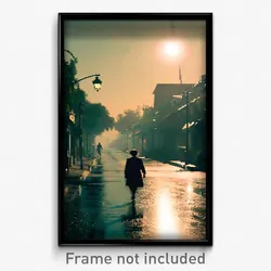 Pixel Art Poster - Modest Avenue (8 Bit Psychedelic Trippy Video Game Print)