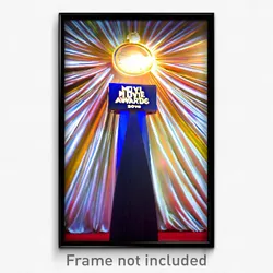 Pixel Art Poster - Webbed Movie Awards (8 Bit Psychedelic Video Game Print)