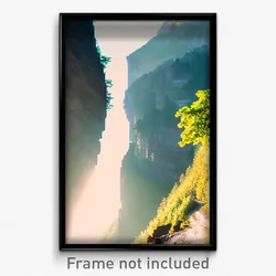 Pixel Art Poster - Alive Valley (8 Bit Psychedelic Trippy Video Game Print)