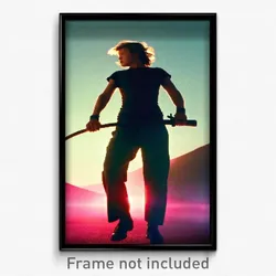 Pixel Art Poster - Authentic Heath (8 Bit Psychedelic Trippy Video Game Print)