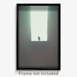 Pixel Art Poster - Rectangular State (8 Bit Psychedelic Trippy Video Game Print)