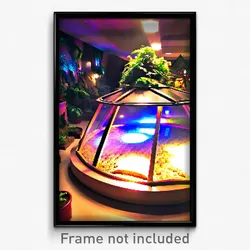 Pixel Art Poster - Marvelous Terrarium (8 Bit Psychedelic Video Game Print)