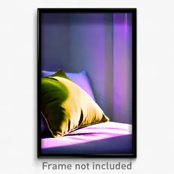 Pixel Art Poster - Pure Pillow (8 Bit Psychedelic Trippy Weird Video Game Print)