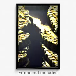 Pixel Art Poster - Coarse Burrow (8 Bit Psychedelic Trippy Video Game Print)