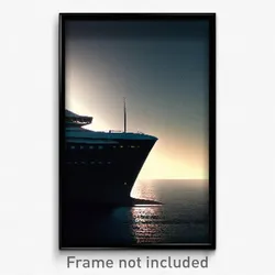 Pixel Art Poster - Dark Cruise (8 Bit Psychedelic Trippy Weird Video Game Print)