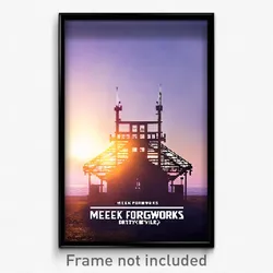 Pixel Art Poster - Meek Forgeworks (8 Bit Psychedelic Trippy Video Game Print)