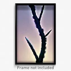Pixel Art Poster - Dreary Spike (8 Bit Psychedelic Trippy Video Game Print)