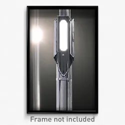 Pixel Art Poster - Gray Lancet (8 Bit Psychedelic Trippy Weird Video Game Print)