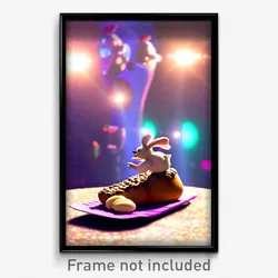 Pixel Art Poster - Nutty Flats (8 Bit Psychedelic Trippy Weird Video Game Print)
