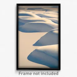 Pixel Art Poster - White Tundra (8 Bit Psychedelic Trippy Video Game Print)