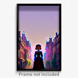 Pixel Art Poster - Cute Duchy (8 Bit Psychedelic Trippy Weird Video Game Print)