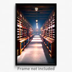 Pixel Art Poster - Elderly Repository (8 Bit Psychedelic Video Game Print)