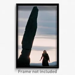 Pixel Art Poster - Candid Megalith (8 Bit Psychedelic Trippy Video Game Print)