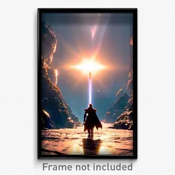 Pixel Art Poster - Terrific Rift (8 Bit Psychedelic Trippy Video Game Print)