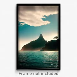 Pixel Art Poster - Unimaginable Peninsula (8 Bit Psychedelic Video Game Print)