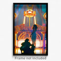 Pixel Art Poster - Glamorous Folly (8 Bit Psychedelic Trippy Video Game Print)